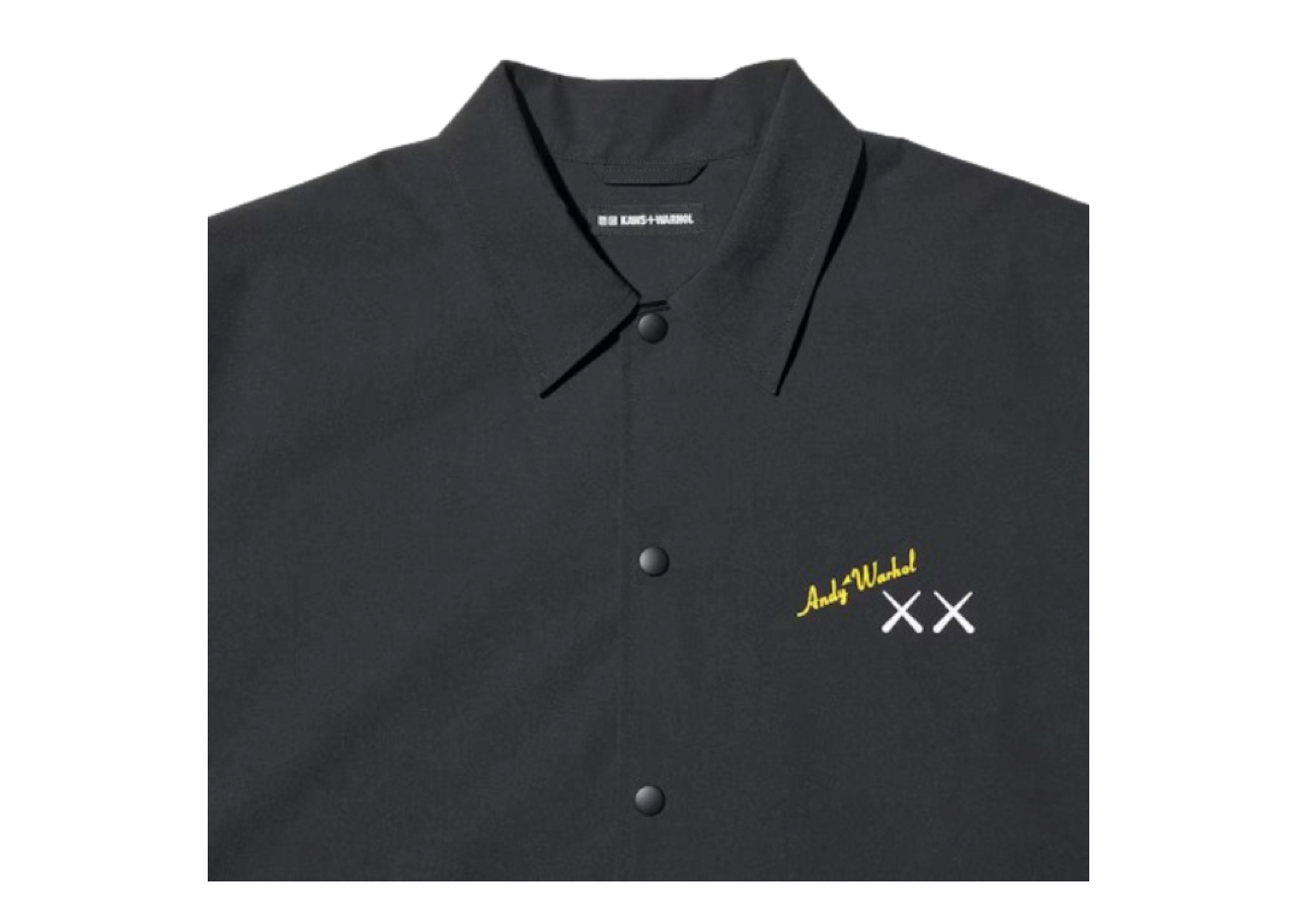 Uniqlo X Kaws X Warhol Coach Jacket Black | Kick Avenue